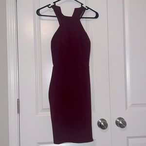 Cabernet colored cocktail dress! Worn once